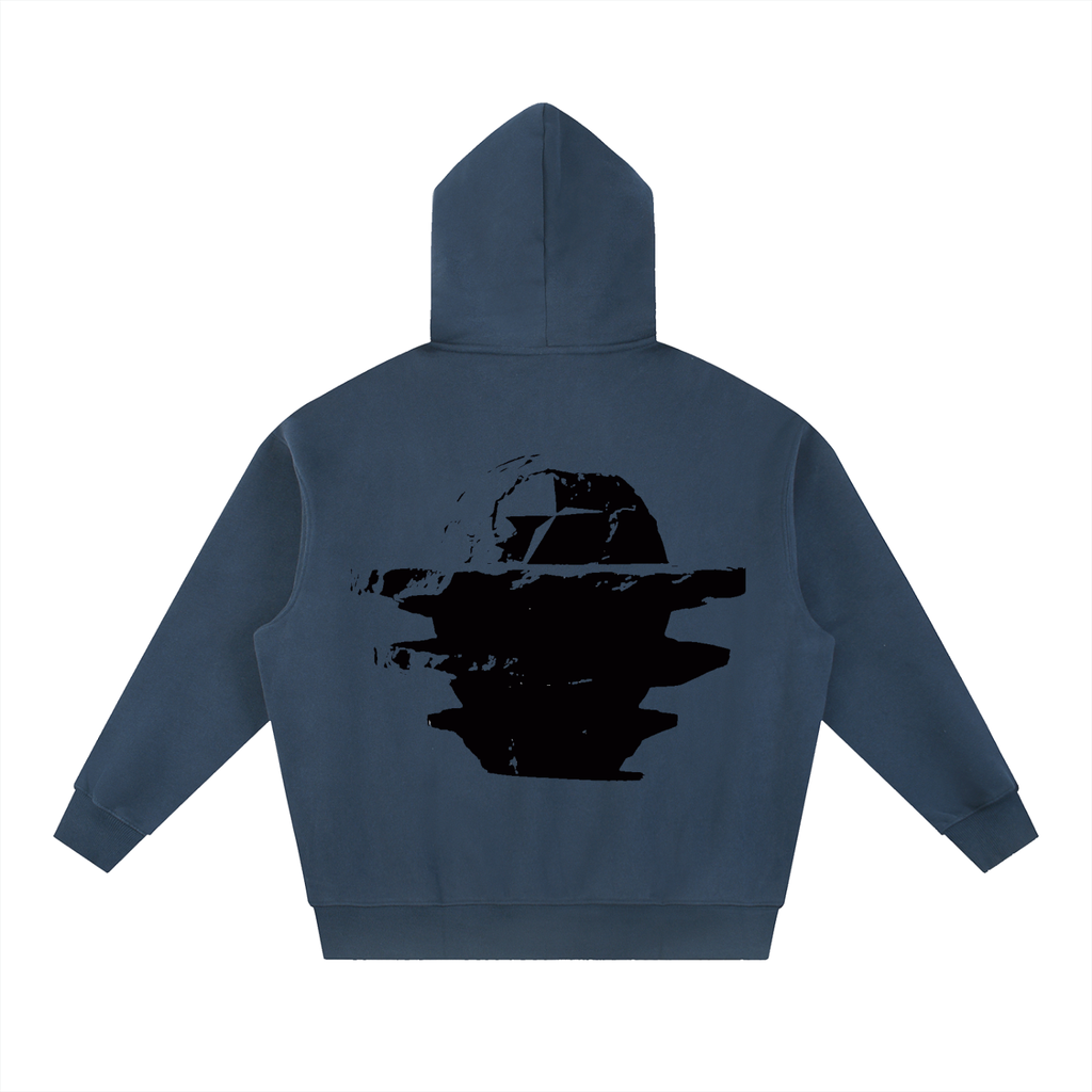 Essential Oversized Boxy Fit Fleece Hoodie