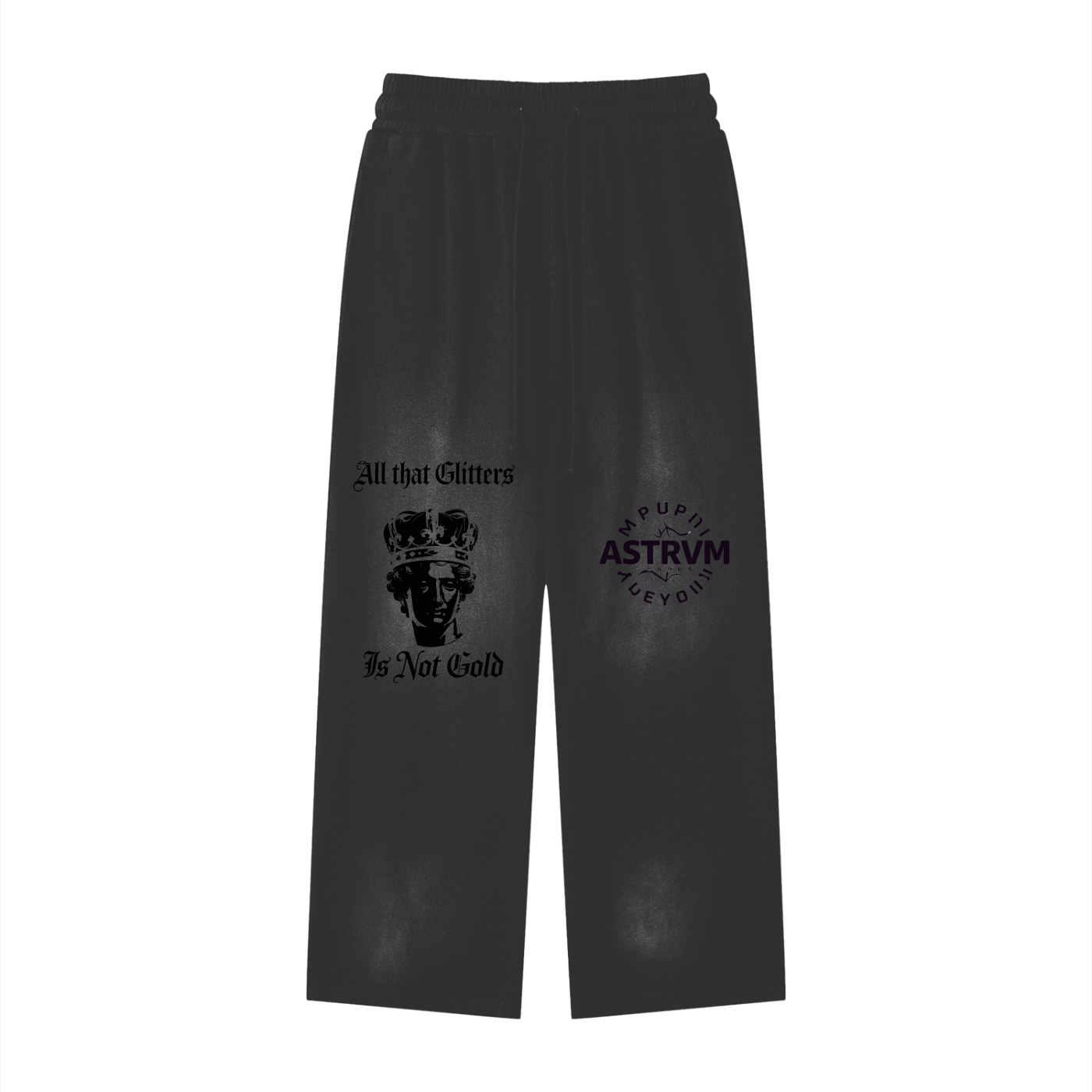 Sunfade Loose Fit Cotton Sweatpants